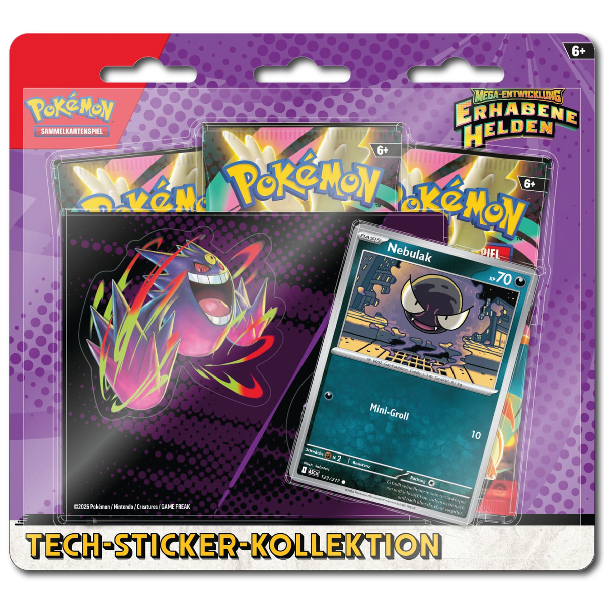 Mega-Entwicklung: Erhabene Helden Tech-Sticker-Kollektion (Deutsch), Bild 2
