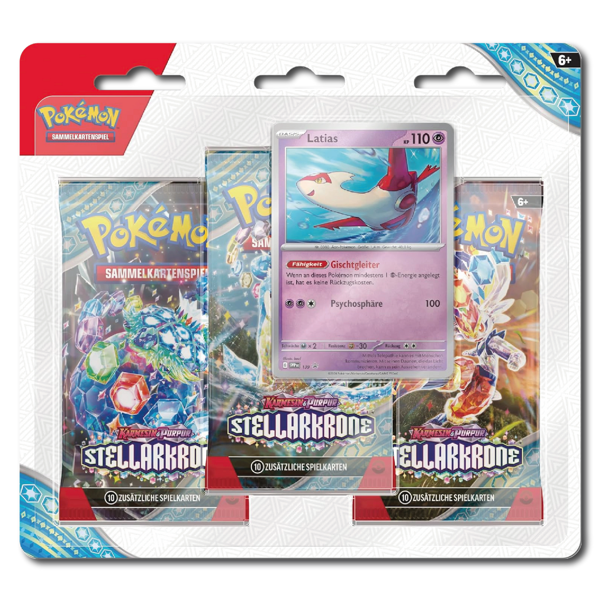Karmesin & Purpur: Stellarkrone 3-Pack Blister (Deutsch), Bild 2