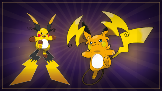 MEGA x MEGA Parade - Mega-Raichu X und Mega-Raichu Y Artwork