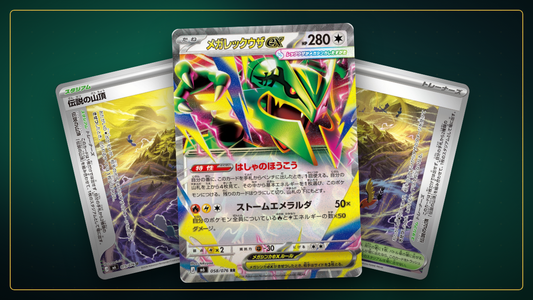 Storm Emerald (M6): Mega-Rayquaza-ex mit Karten aus dem Set