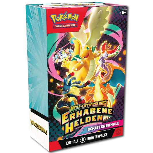 Mega-Entwicklung: Erhabene Helden Boosterbundle (Deutsch)