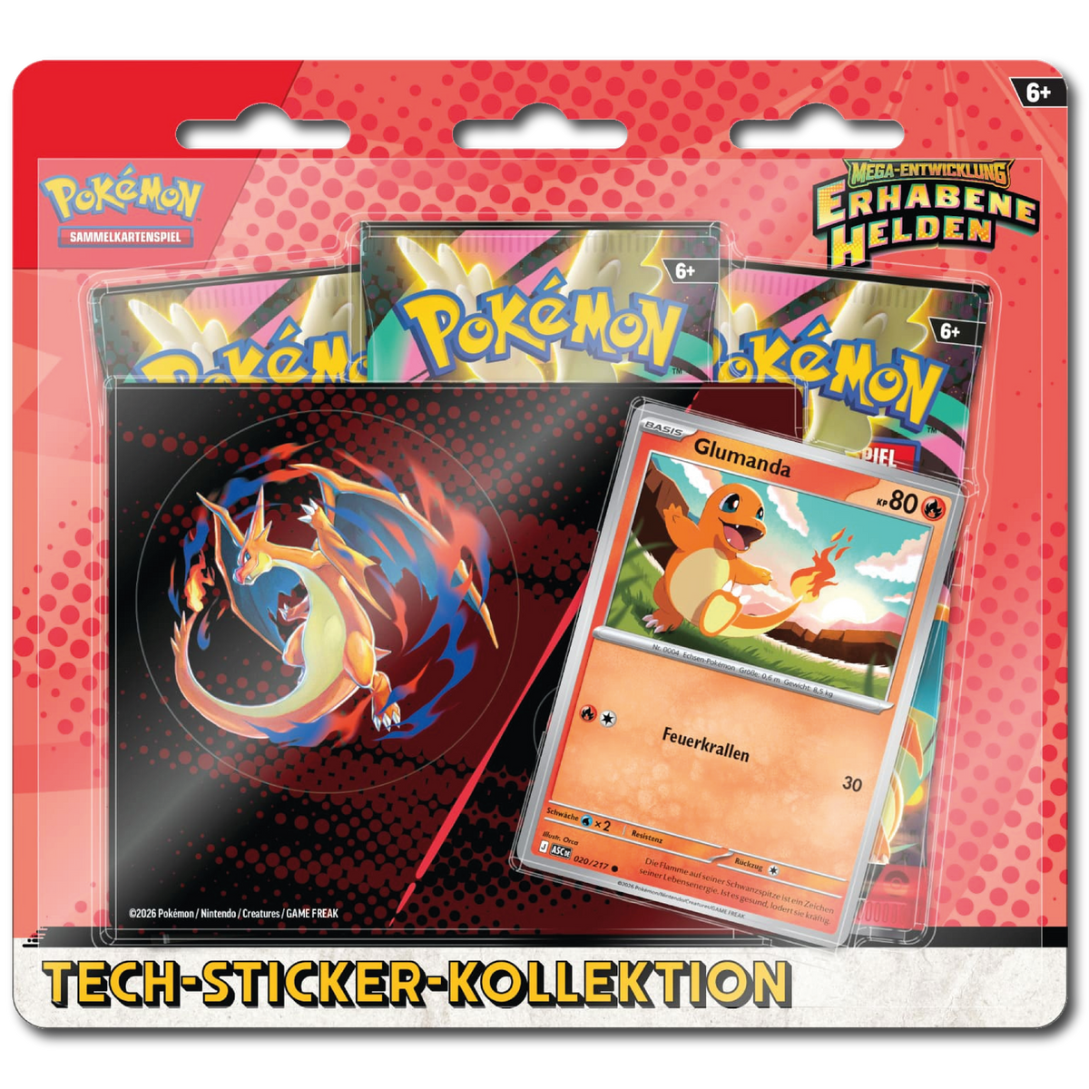Mega-Entwicklung: Erhabene Helden Tech-Sticker-Kollektion (Deutsch)