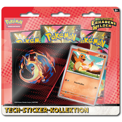 Mega-Entwicklung: Erhabene Helden Tech-Sticker-Kollektion (Deutsch)