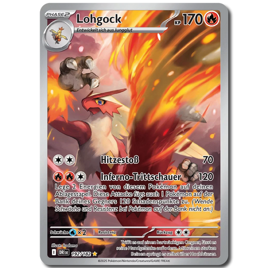 Lohgock (DRI 192, Deutsch) Pokémon Einzelkarte