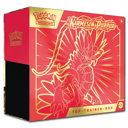Karmesin & Purpur Top Trainer Box (Deutsch)