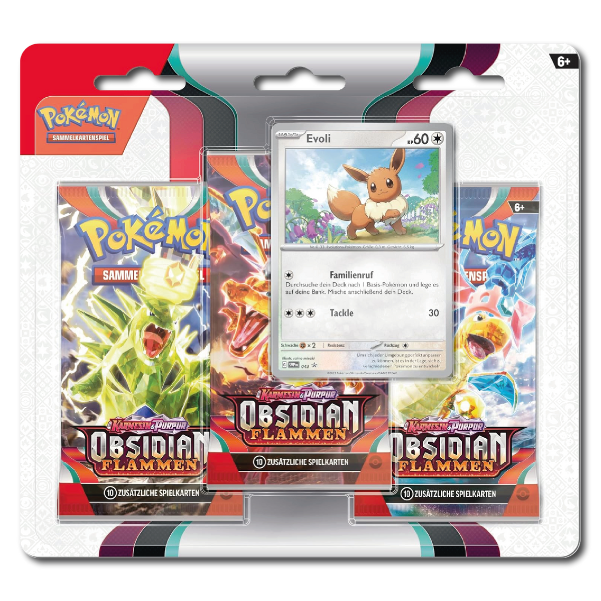 Karmesin & Purpur: Obsidianflammen 3-Pack Blister (Deutsch)