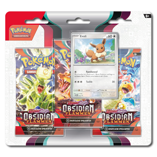 Karmesin & Purpur: Obsidianflammen 3-Pack Blister (Deutsch)