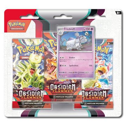 Karmesin & Purpur: Obsidianflammen 3-Pack Blister (Deutsch), Bild 2