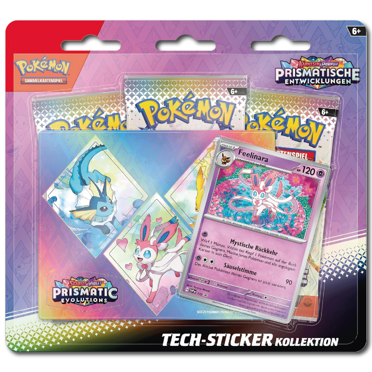 Karmesin & Purpur: Prismatische Entwicklungen Tech-Sticker-Kollektion (Deutsch)