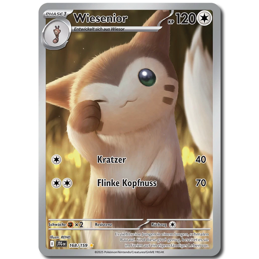 Wiesenior (JTG 168, Deutsch) Pokémon Einzelkarte