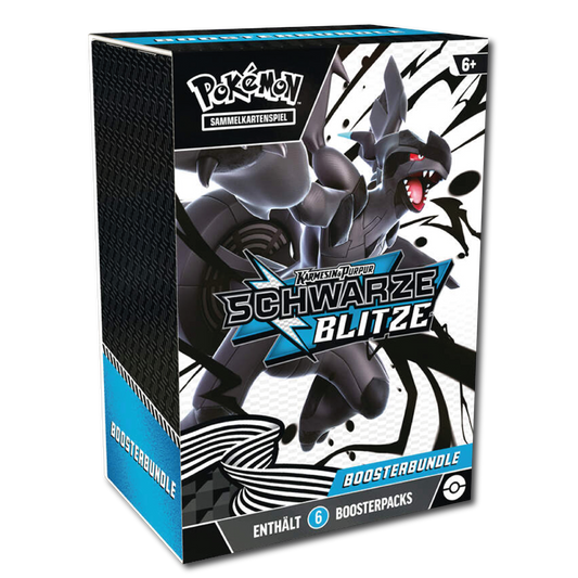 Karmesin & Purpur: Schwarze Blitze Boosterbundle (Deutsch)