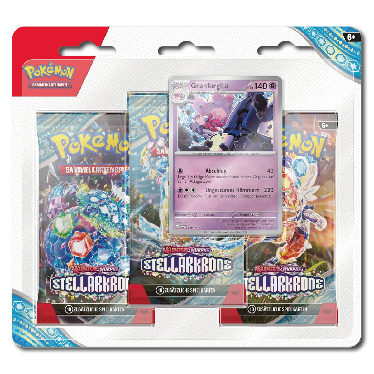 Karmesin & Purpur: Stellarkrone 3-Pack Blister (Deutsch)