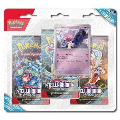 Karmesin & Purpur: Stellarkrone 3-Pack Blister (Deutsch)