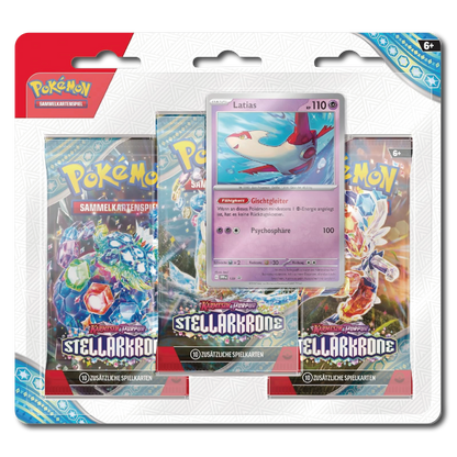 Karmesin & Purpur: Stellarkrone 3-Pack Blister (Deutsch), Bild 2