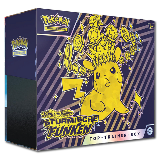 Karmesin & Purpur: Stürmische Funken Top Trainer Box (Deutsch)