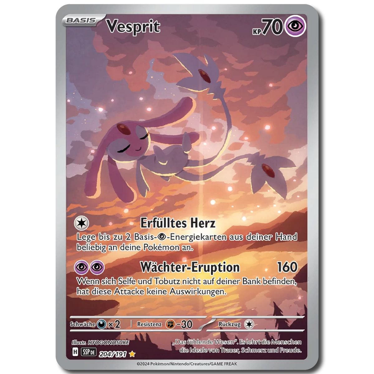 Vesprit (SSP 204, Deutsch) Pokémon Einzelkarte