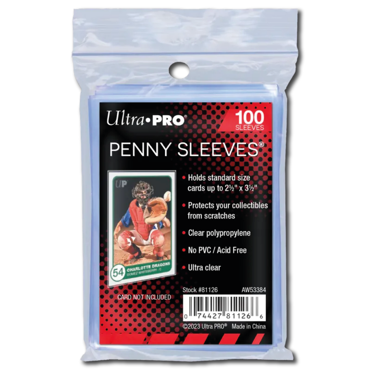 Ultra Pro Soft Sleeves, 100 Kartenhüllen transparent