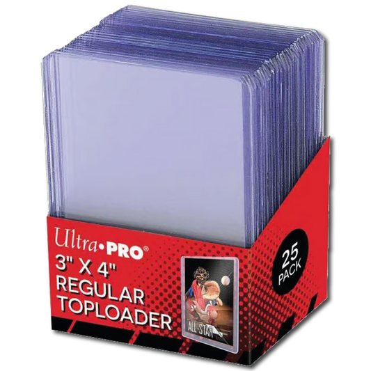 Ultra Pro Regular Toploader, 25 Stück Kartenhüllen starr
